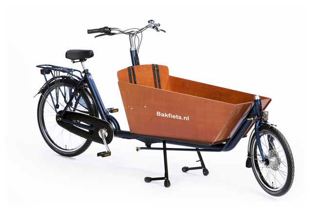 Cargo classic long Matblauw Bakfiets