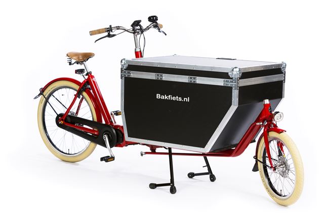 Cargo Cruiser Long Rood Flightcase Bakfiets