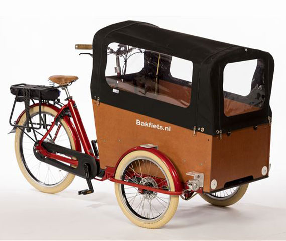 Tent Trike met rits: matzwart