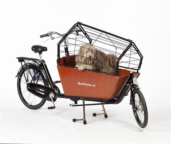 Dog bench for cargobike long