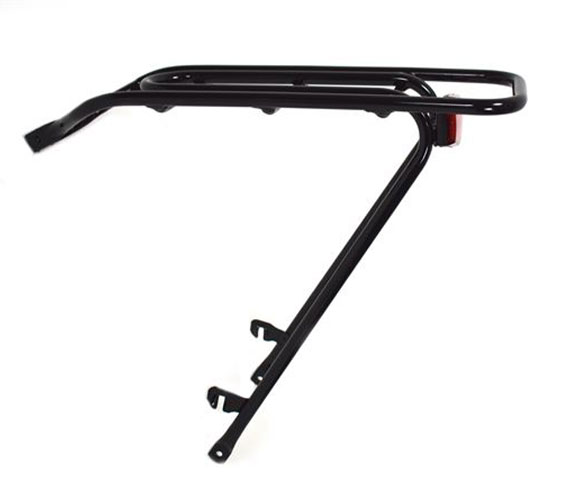 Steel rear carrier in frame color