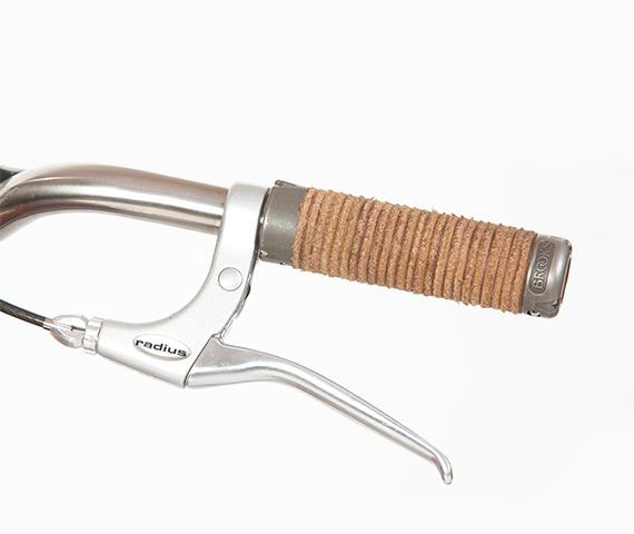 Brooks leather grips