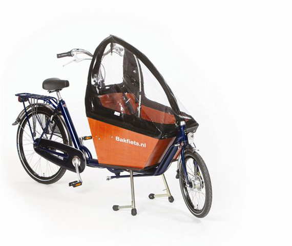 Regenverdeck CargoBike Short: schwarz