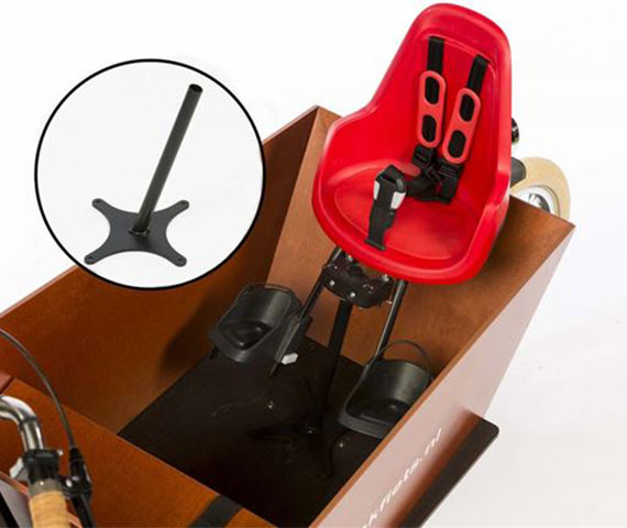 Bobike mounting adaptor for seat in box